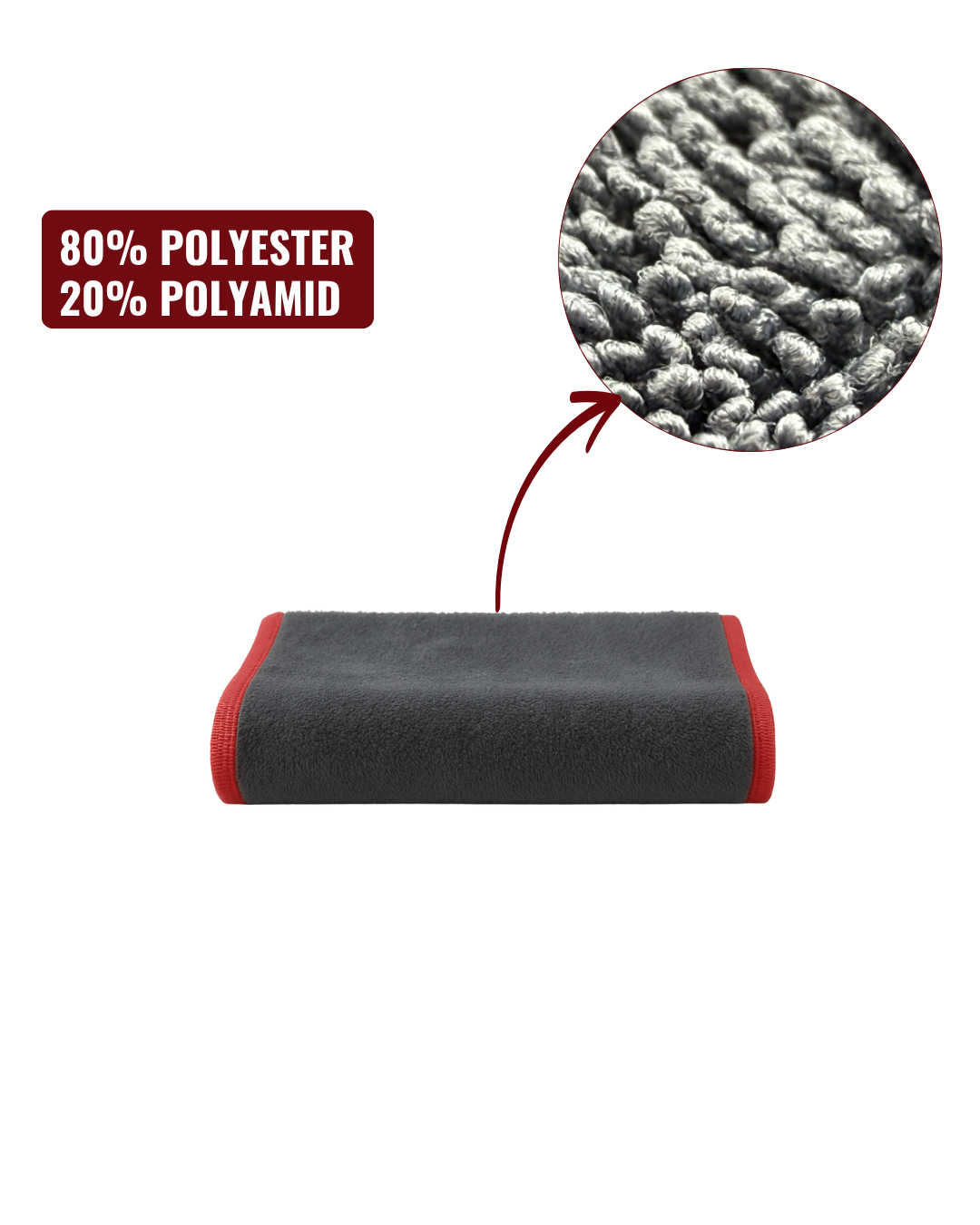 Mikrofasertuch L 60x90 cm, 600 g/m² – Perfekt für große Flächen