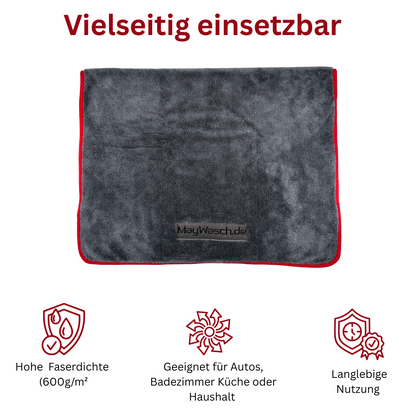 Mikrofasertuch L 60x90 cm, 600 g/m² – Perfekt für große Flächen